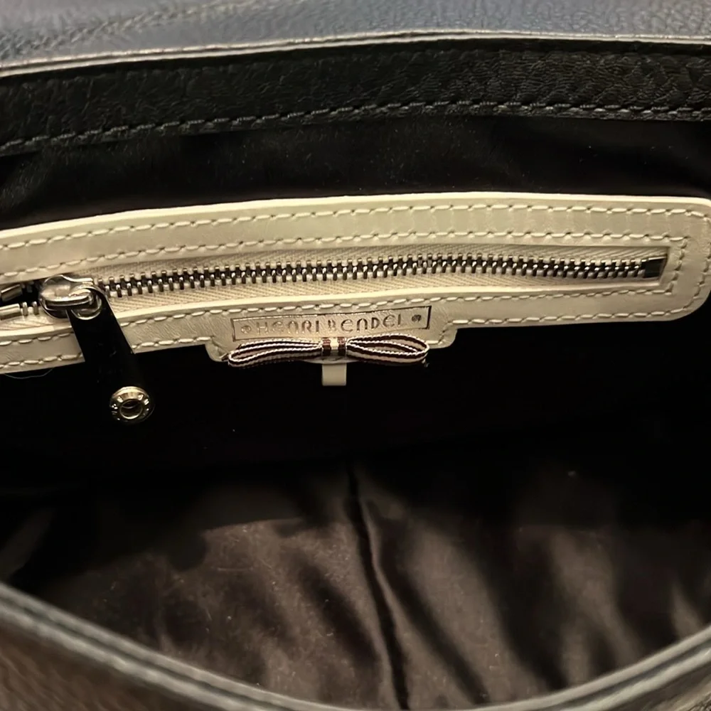 Henri Bendel Dakota studded flap Crossbody Black - Picture 9 of 16